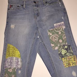 Hollister Denim Patch Jeans SZ 5R